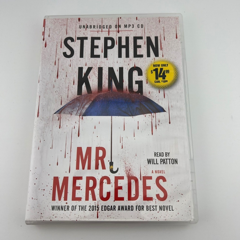Stephen King Mr. Mercedes Audiobook MP3 CD Unabridged Will Patton